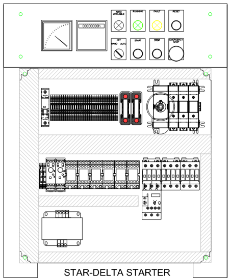 Picture of Star Delta Training Panel No.1