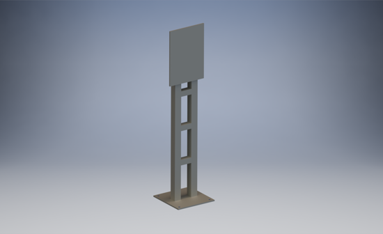 Picture of Polypropylene Stand (1200 x 300 x 300)