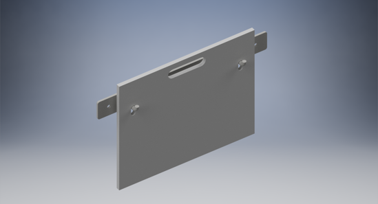 Picture of PVC Chamber Wall Mount Removable Plate (Large)