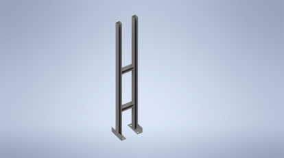 Picture of Galvanised Steel Stand (1200 x 200 x 150)