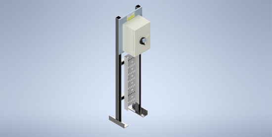 Picture of Galvanised Steel Stand with 32A Isolator