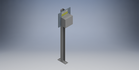 Picture of Canterlever Arm 750mm with Junction Box (125 x 125 x 100)