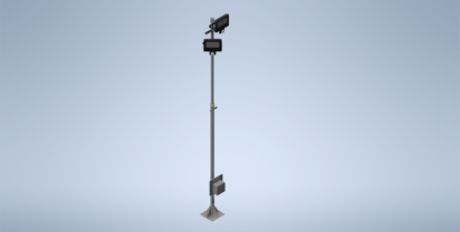 Picture of Lighting Column No.6 – Two 30W LED Floodlight with PIR on a Bridges Lighting Column